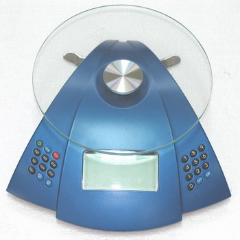 Newline Digital Glass Nutrition Calculator Kitchen Diet Food Scale, Blue